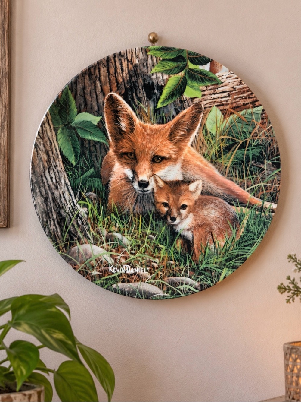1988 Kevin Daniel “The Fox” Limited Edition Collector Plate